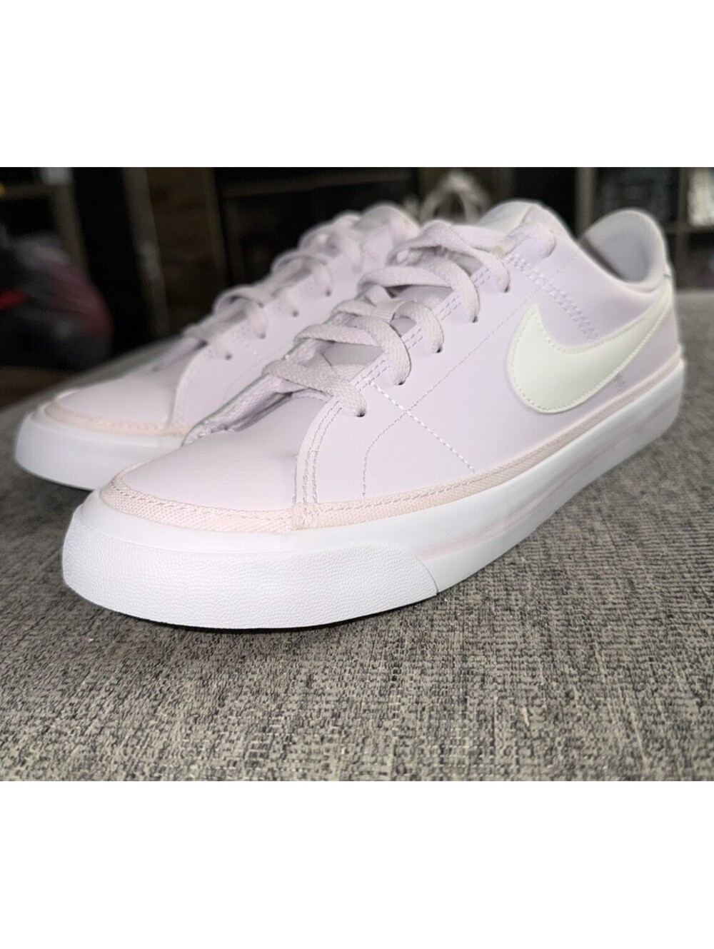 Nike Court Legacy Retro Sneakers 7Y / WMNS 8.5 Light Violet/Sail DA5380-501 New
